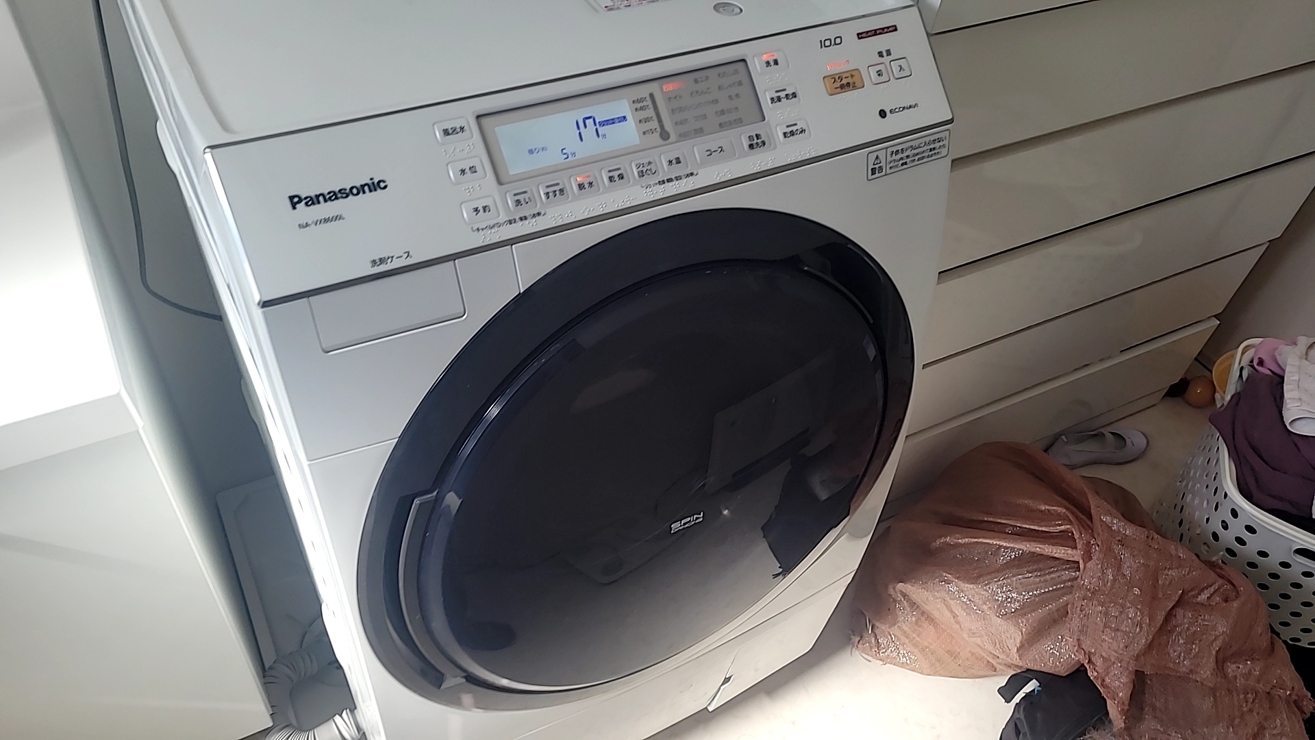 名古屋市中区パナソニックドラム洗濯機排水不良修理